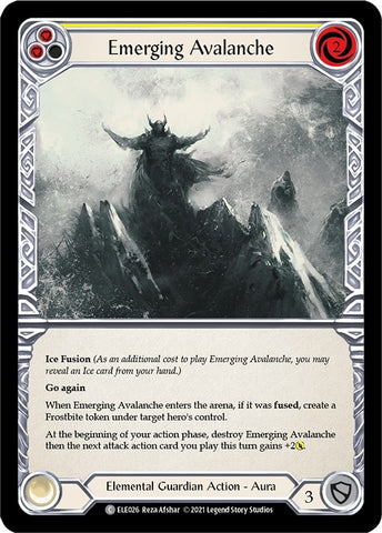Image for Emerging Avalanche (Yellow) (ELE026) (Tales of Aria) - Flesh and Blood TCG
