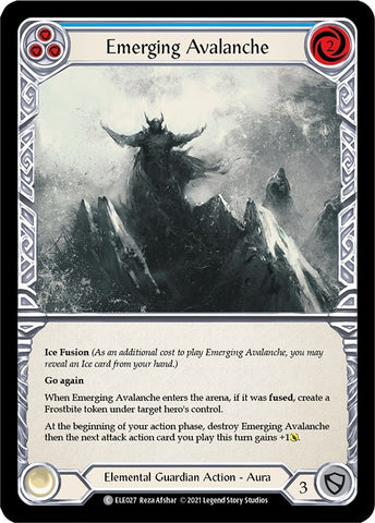 Image for Emerging Avalanche (Blue) (ELE027) (Tales of Aria) - Flesh and Blood TCG
