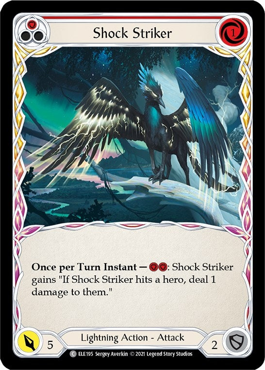 Image for Shock Striker (Red) (ELE195) (Tales of Aria) - Flesh and Blood TCG