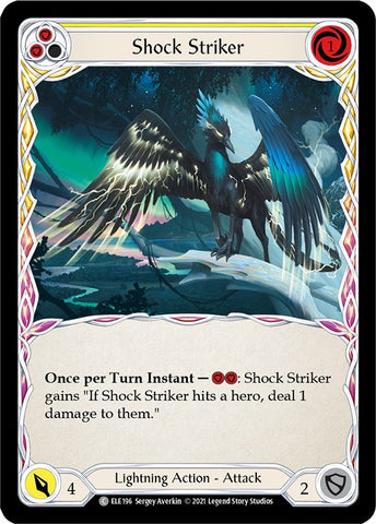 Image for Shock Striker (Yellow) (ELE196) (Tales of Aria) - Flesh and Blood TCG