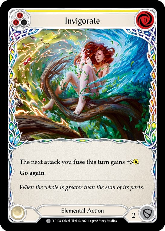 Image for Invigorate (Yellow) (ELE104) (Tales of Aria) - Flesh and Blood TCG