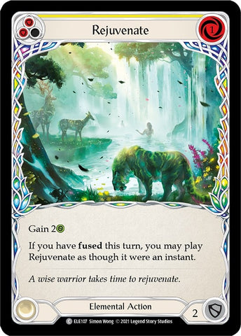 Image for Rejuvenate (Yellow) (ELE107) (Tales of Aria) - Flesh and Blood TCG
