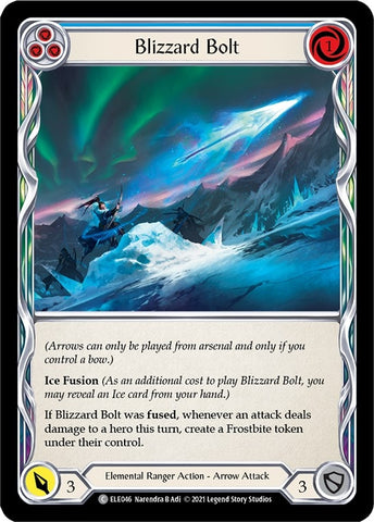 Image for Blizzard Bolt (Blue) (ELE046) (Tales of Aria) - Flesh and Blood TCG