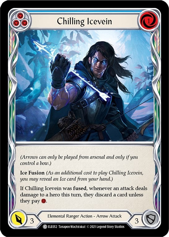 Image for Chilling Icevein (Blue) (ELE052) (Tales of Aria) - Flesh and Blood TCG
