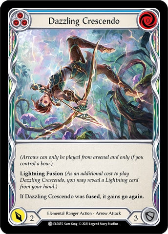 Image for Dazzling Crescendo (Blue) (ELE055) (Tales of Aria) - Flesh and Blood TCG