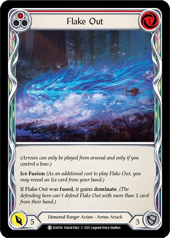 Image for Flake Out (Red) (ELE056) (Tales of Aria) - Flesh and Blood TCG