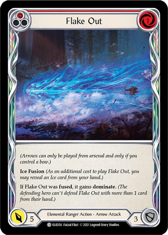 Image for Flake Out (Red) (ELE056) (Tales of Aria) - Flesh and Blood TCG