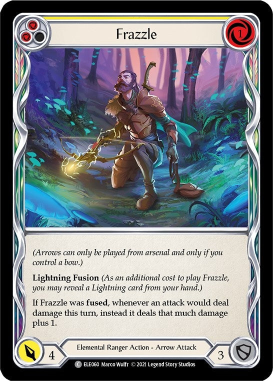 Image for Frazzle (Yellow) (ELE060) (Tales of Aria) - Flesh and Blood TCG