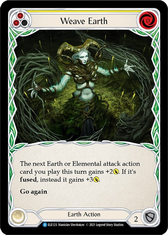 Weave Earth (Yellow) (ELE123) [Tales of Aria]