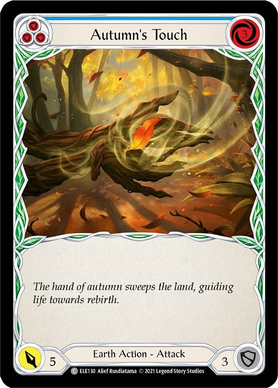 Image for Autumn's Touch (Blue) (ELE130) (Tales of Aria) - Flesh and Blood TCG