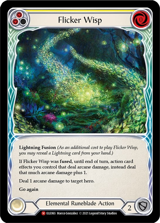 Image for Flicker Wisp (ELE065) (Tales of Aria) - Flesh and Blood TCG