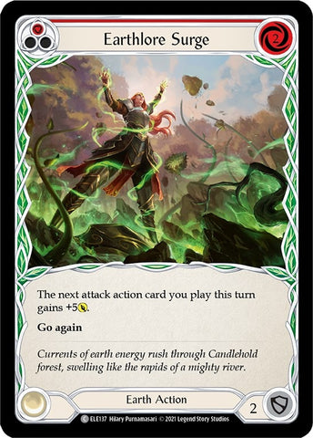 Image for Earthlore Surge (Red) (ELE137) (Tales of Aria) - Flesh and Blood TCG