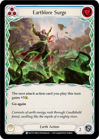 Image for Earthlore Surge (Blue) (ELE139) (Tales of Aria) - Flesh and Blood TCG