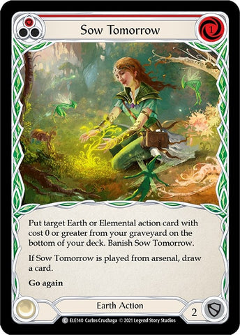 Image for Sow Tomorrow (Red) (ELE140) (Tales of Aria) - Flesh and Blood TCG