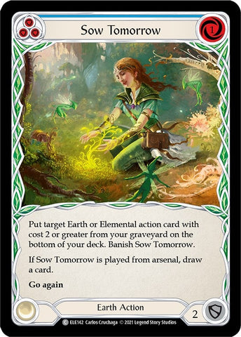 Image for Sow Tomorrow (Blue) (ELE142) (Tales of Aria) - Flesh and Blood TCG