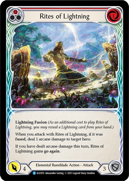 Rites of Lightning (Red) (ELE070) [Tales of Aria]