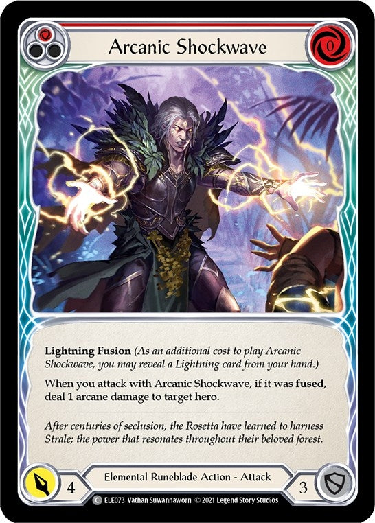 Image for Arcanic Shockwave (Red) (ELE073) (Tales of Aria) - Flesh and Blood TCG