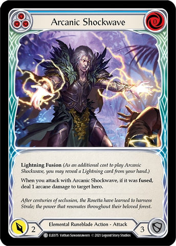 Image for Arcanic Shockwave (Blue) (ELE075) (Tales of Aria) - Flesh and Blood TCG