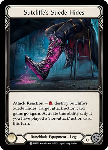 Image for Sutcliffe's Suede Hides (ELE225) (Tales of Aria) - Flesh and Blood TCG