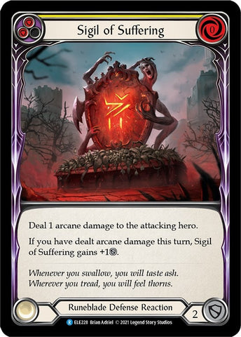 Sigil of Suffering (Yellow) (ELE228) [Tales of Aria]