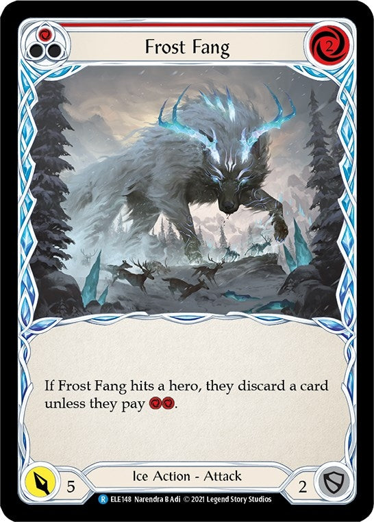 Image for Frost Fang (Red) (ELE148) (Tales of Aria) - Flesh and Blood TCG