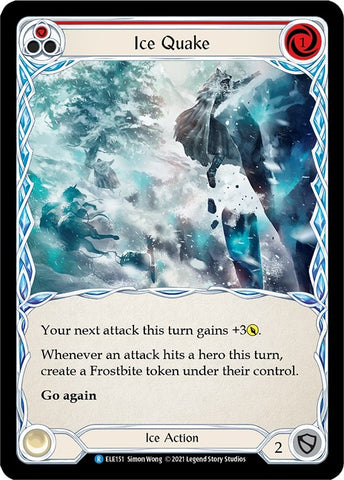 Image for Ice Quake (Red) (ELE151) (Tales of Aria) - Flesh and Blood TCG