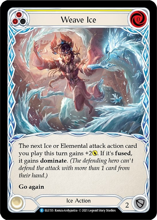 Weave Ice (Yellow) (ELE155) [Tales of Aria]
