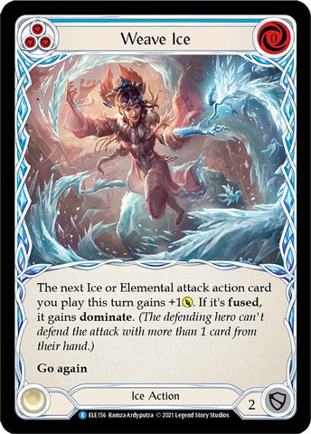 Image for Weave Ice (Blue) (ELE156) (Tales of Aria) - Flesh and Blood TCG