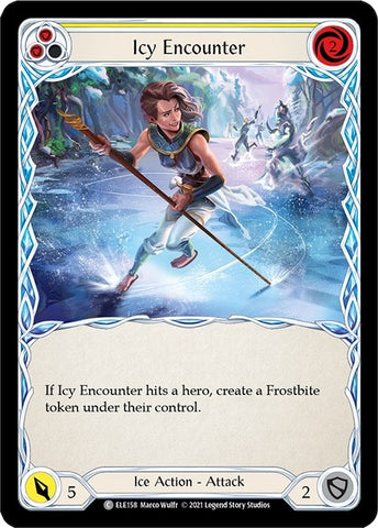 Image for Icy Encounter (Yellow) (ELE158) (Tales of Aria) - Flesh and Blood TCG