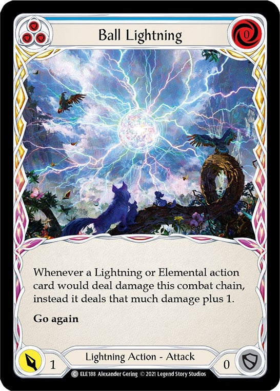 Image for Ball Lightning (Blue) (ELE188) (Tales of Aria) - Flesh and Blood TCG