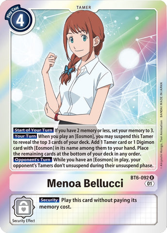 Menoa Bellucci [BT6-092] [Double Diamond]