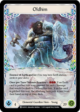 Image for Oldhim // Frostbite (ELE002 // ELE111) (Tales of Aria) - Flesh and Blood TCG