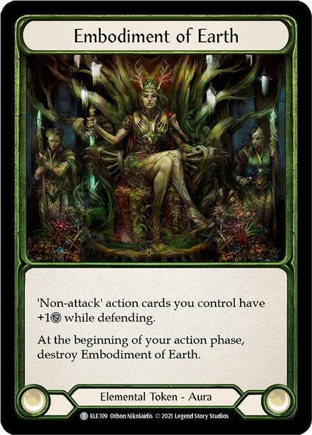 Image for Embodiment of Earth // Shiver (ELE109 // ELE033) (Tales of Aria) - Flesh and Blood TCG