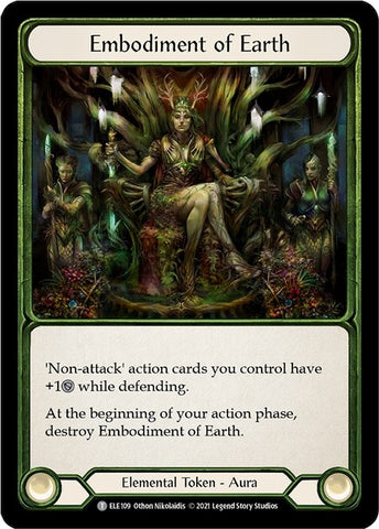 Image for Embodiment of Earth // Shiver (ELE109 // ELE033) (Tales of Aria) - Flesh and Blood TCG