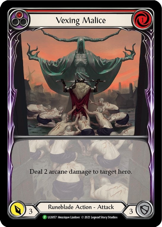 Vexing Malice (Red) [LGS057] (Promo) Rainbow Foil