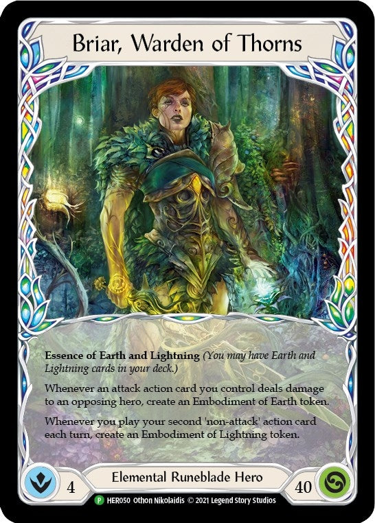 Briar, Warden of Thorns [HER050] (Promo) Rainbow Foil