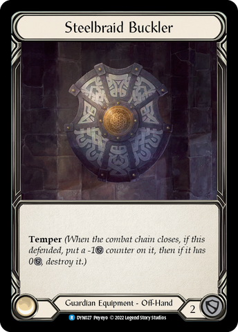 Steelbraid Buckler [DYN027] (Dynasty) Rainbow Foil