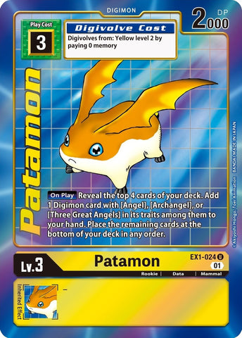 Patamon [EX1-024] (Alternate Art) [Classic Collection]