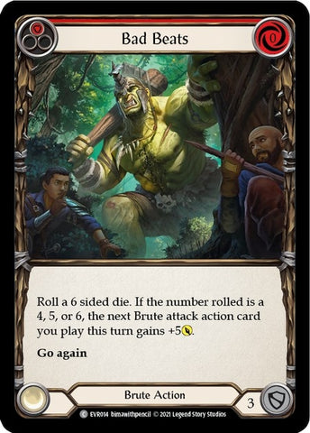 Image for Bad Beats (Red) (EVR014) (Everfest) - Flesh and Blood TCG
