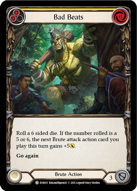 Image for Bad Beats (Yellow) (EVR015) (Everfest) - Flesh and Blood TCG