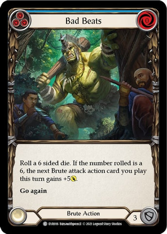 Image for Bad Beats (Blue) (EVR016) (Everfest) - Flesh and Blood TCG