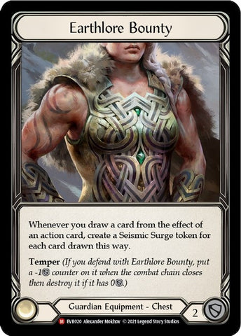Image for Earthlore Bounty (EVR020) (Everfest) - Flesh and Blood TCG