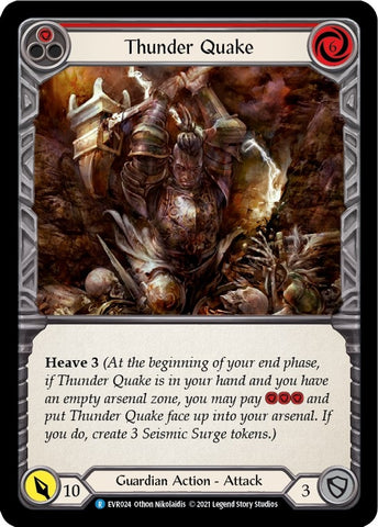 Thunder Quake (Red) [EVR024] (Everfest) Normal