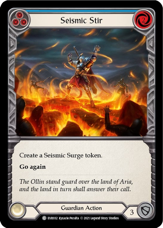 Image for Seismic Stir (Blue) (EVR032) (Everfest) - Flesh and Blood TCG