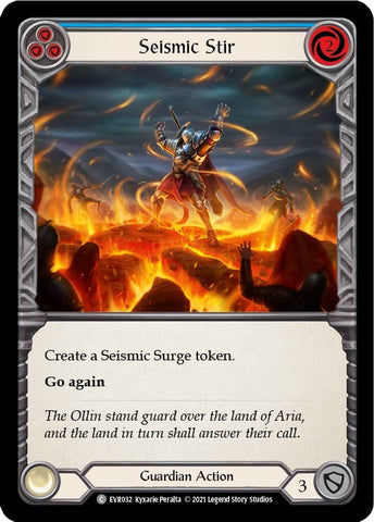 Image for Seismic Stir (Blue) (EVR032) (Everfest) - Flesh and Blood TCG