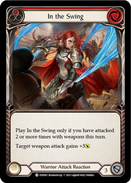 Image for In the Swing (Red) (EVR063) (Everfest) - Flesh and Blood TCG