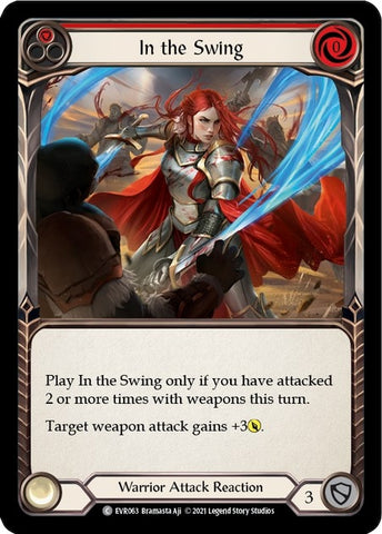 Image for In the Swing (Red) (EVR063) (Everfest) - Flesh and Blood TCG
