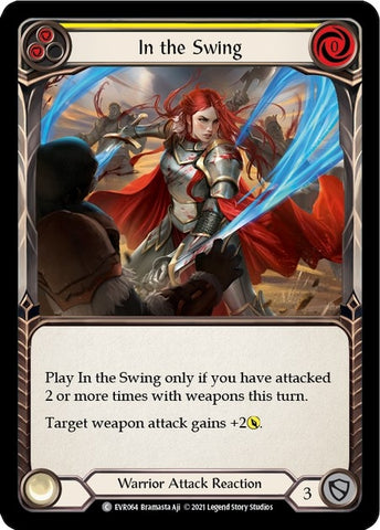 Image for In the Swing (Yellow) (EVR064) (Everfest) - Flesh and Blood TCG
