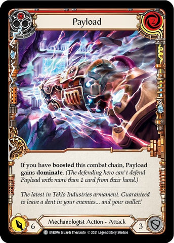 Image for Payload (Red) (EVR076) (Everfest) - Flesh and Blood TCG