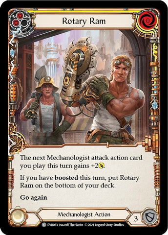 Image for Rotary Ram (Yellow) (EVR083) (Everfest) - Flesh and Blood TCG